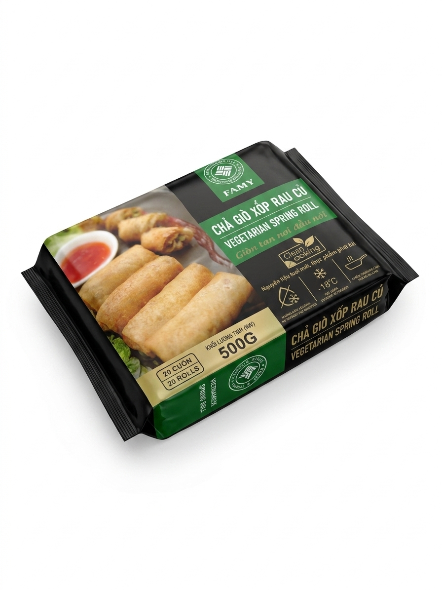 Chả giò xốp rau củ